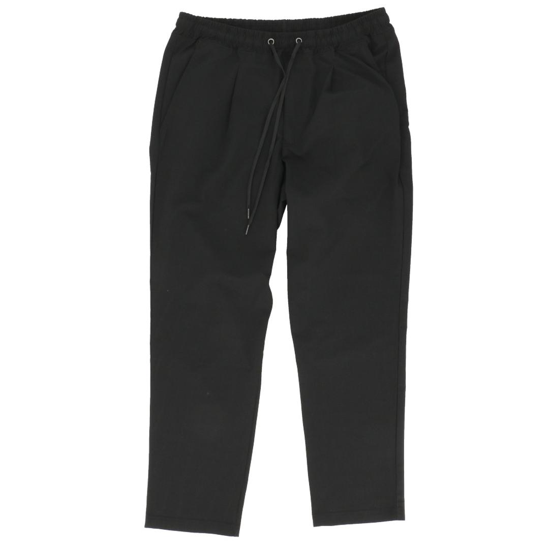 イージーパンツ メンズ 通販 アンクルイージーパンツ パンツ メンズパンツ テーパードパンツ ボトムス ズボン リラックス 着脱簡単 動きやすい カジュアル シンプル 男性 おしゃれ メンズファッション 通学 キャンプ アウトドア URBAN SQUARE 99BLACK Mサイズ