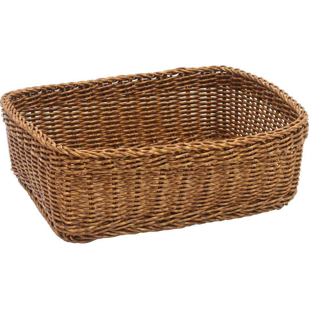 UTILE ユティル バスケット 通販 小物収納 小物入れ 収納 コンパクト かご カゴ 籠 収納かご 収納カゴ リビング収納 キッチン収納 収納バスケット キッチン リビング 小物 キッチン雑貨 シンプル ナチュラル おしゃれ オシャレ ブラウン ・