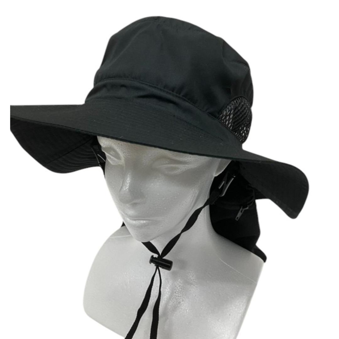 UVカット 帽子 レディース 日よけ 首の後ろ 通販 サファリハット 折りたたみ帽子 つば広帽子 撥水 おりたたみ 折りたたみ 夏 春 秋 アウトドア 運動会 観戦 見学 ガーデニング 農業 庭 手入れ メッシュ 風通し メッシュポケット 保冷剤 レディース帽子 ブラック ・
