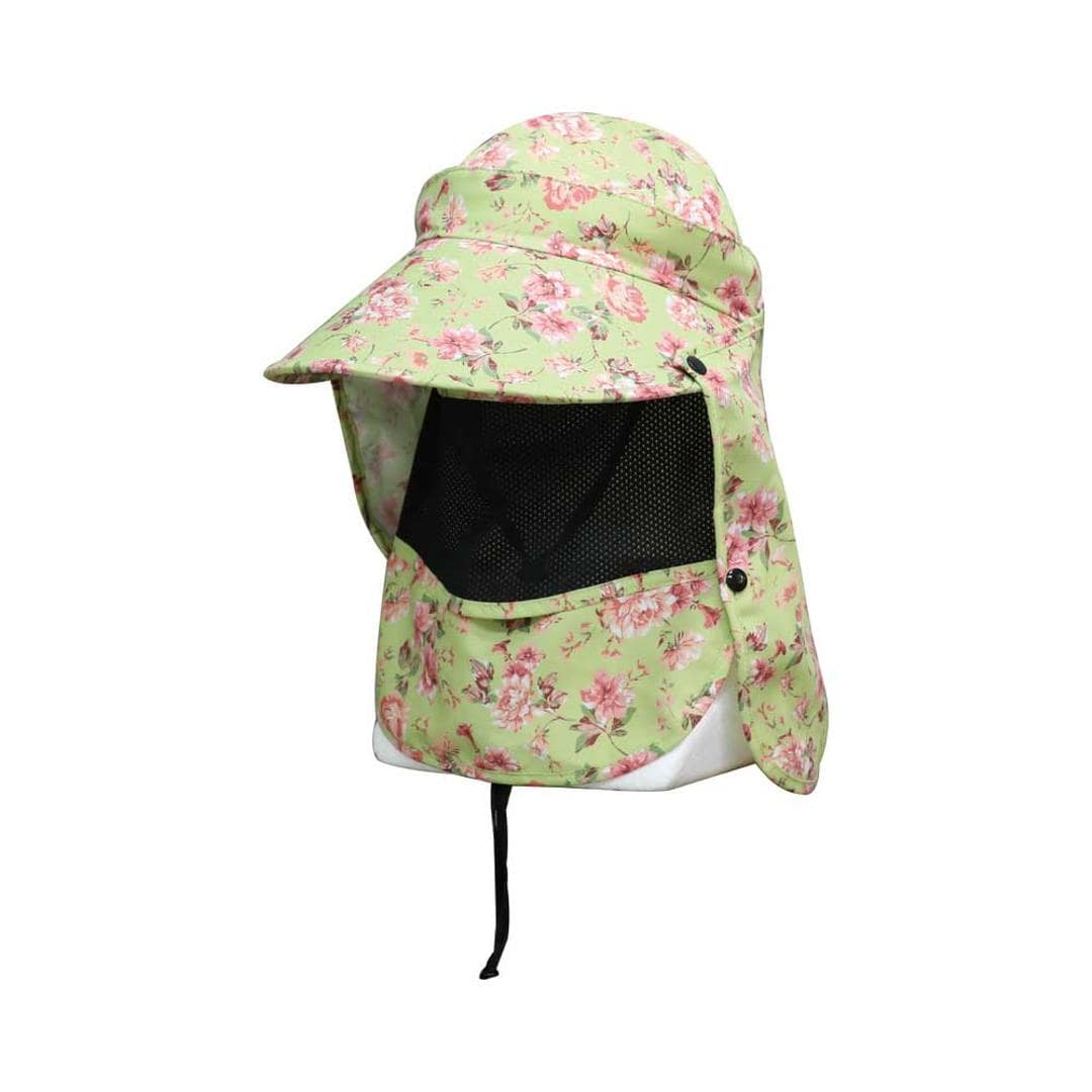 UVカット 帽子 レディース 日よけ 首の後ろ 通販 つば広帽子 折りたたみ帽子 撥水 つば 長い 深め おりたたみ 折りたたみ 夏 春 秋 フェイスガード フェイスカバー付き アウトドア 運動会 スポーツ観戦 ガーデニング 農業 庭 手入れ レディース帽子 ローズ ・