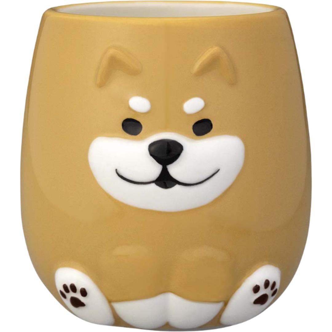 犬 マグカップ 大きい 通販 wankoron わんわんマグ 食器 陶器 コップ マグ カップ デコレ DECOLE コーヒーカップ 犬柄 犬好き ギフト 贈り物 おしゃれ かわいい 可愛い キッチン雑貨 テーブルウエア 日用品 シバ ・