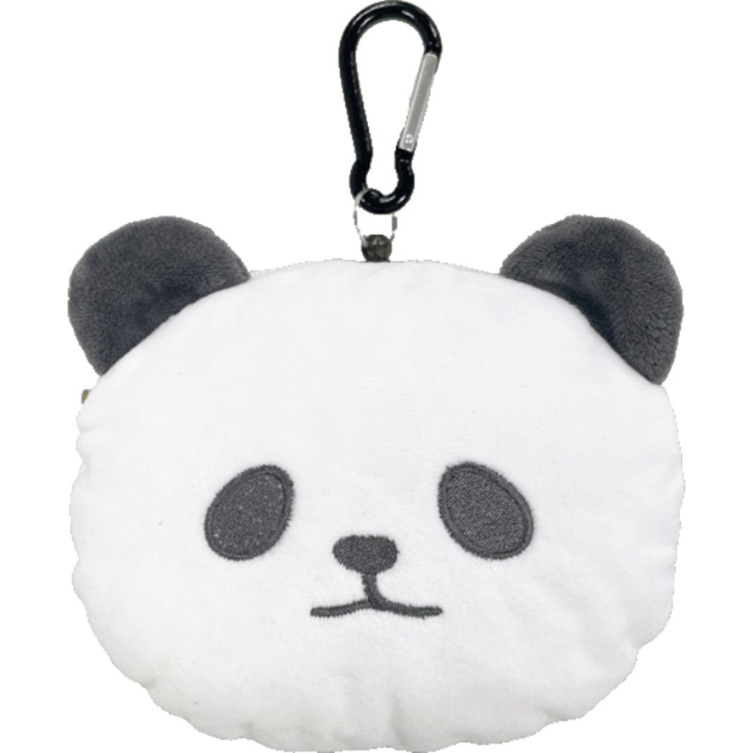 パスケース リール付き ぬいぐるみ 通販 定期入れ もちもちリール付きパスケース icカードケース ミニ ポーチ パスケース付き カードケース 小銭入れ バッグチャーム おしゃれ かわいい 可愛い キャラクター レディース 通学 通勤 キッズ 女の子 雑貨 パンダ ・
