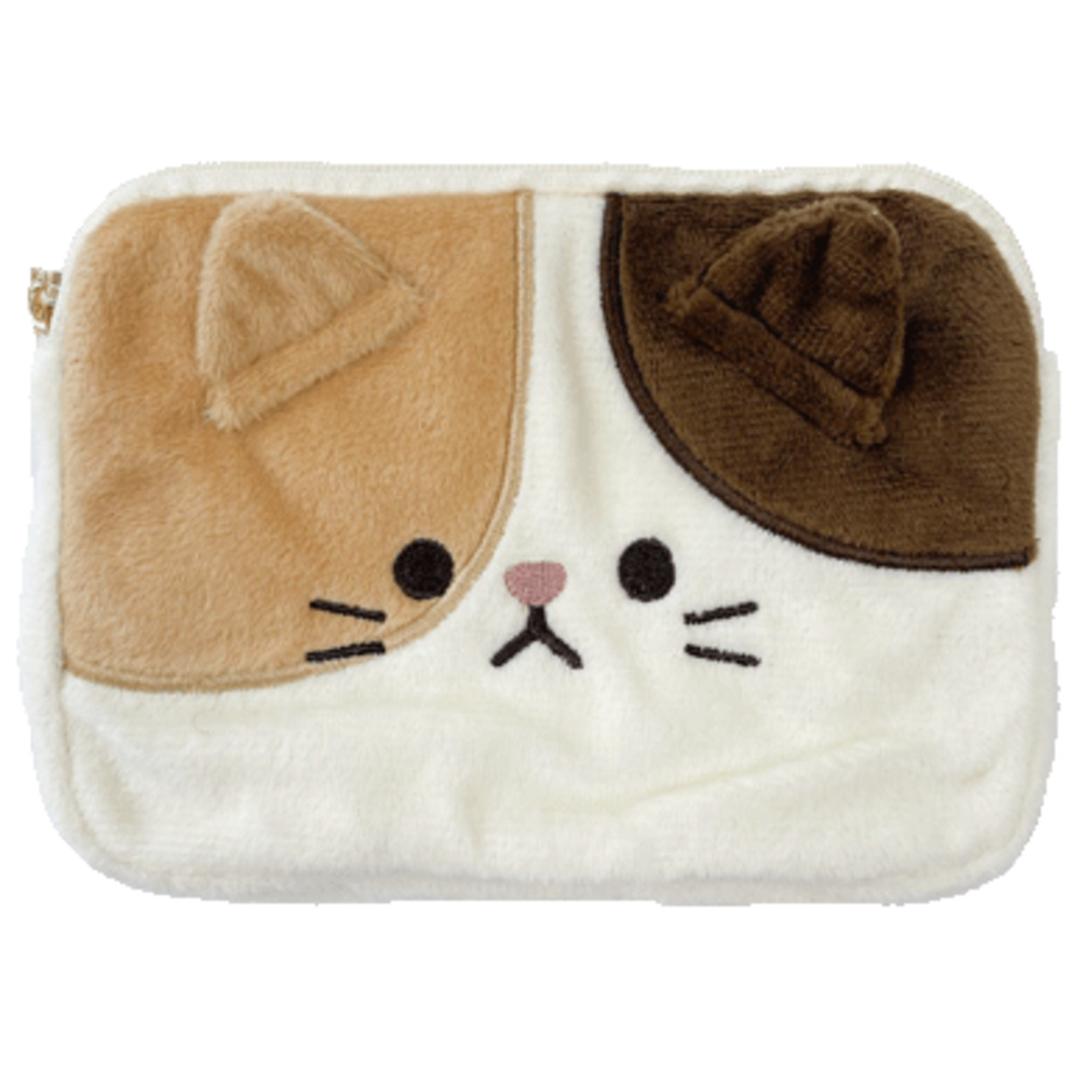 小さめ ポーチ ミニ 動物 通販 ティッシュケース付 ティッシュケース付きポーチ 小物入れ ティッシュ入れ テッシュケース ポケットテッシュポーチ ポケットティッシュケース付ポーチ コスメポーチ 化粧ポーチ ポケットティッシュケース ポケットティッシュ入れ アニマル C.ミケネコ ・