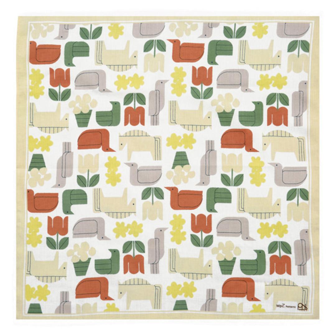 Wpc ハンカチ 大判 通販 大判ハンカチ レディース ハンカチーフ 大判ハンカチーフ ギフト 贈り物 贈物 カジュアル かわいい 可愛い おしゃれ オシャレ ダブリュピーシー 大きい 大きめ レディースハンカチ プチギフト テキスタイル フォーゲルヴェンネオフ ・