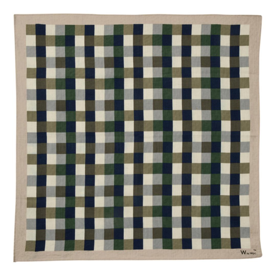 Wpc. Patterns ワールドパーティ ハンカチ 通販 メンズハンカチ 大判ハンカチ お弁当包み WPC ランチクロス 綿 綿100% かわいい 可愛い かっこいい メンズ レディース 男女兼用 ユニセックス おしゃれ オシャレ 贈り物 ギフト ブロックチェック ・