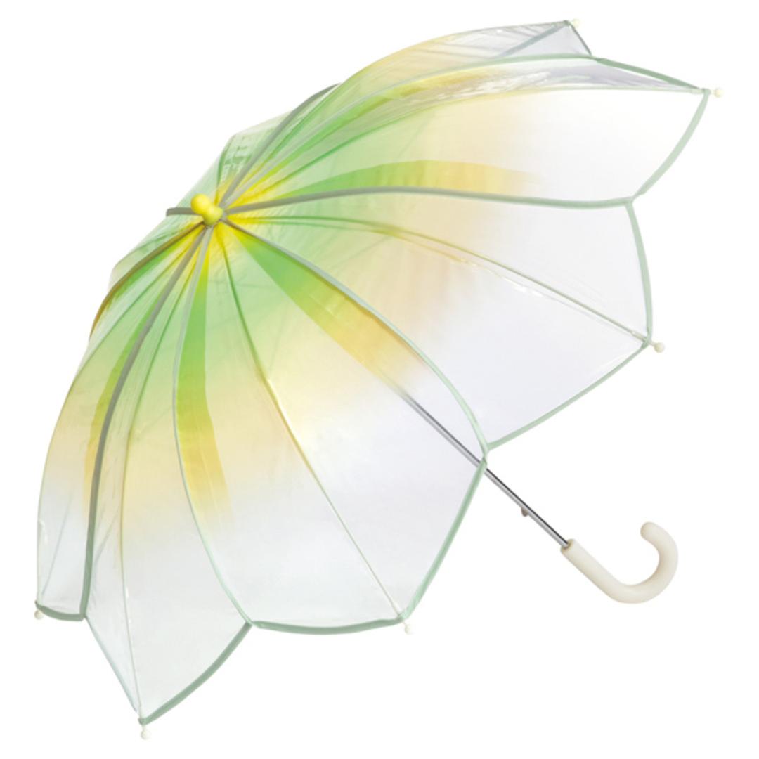 WPC. ワールドパーティ アンブレラ 50cm 通販 雨傘 長傘 ビニール傘 手開き 透明 グラデーション 安心 安全 開閉しやすい フラワーフェアリー 男の子 女の子 ガールズ おしゃれ 可愛い 男女兼用 かわいい ギフト 贈り物 グリーン ・