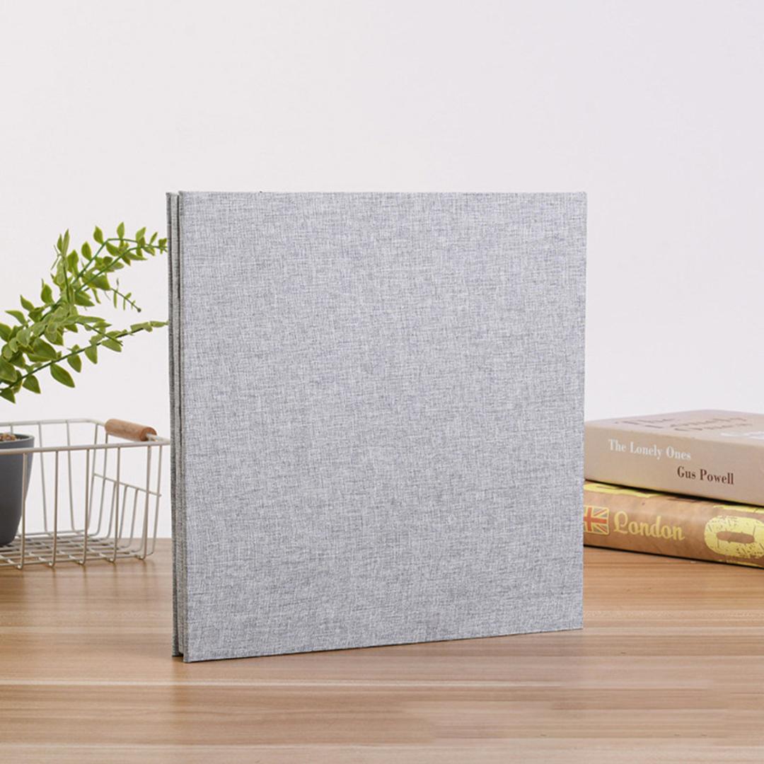 フォトアルバム 粘着 通販 アルバム 写真 L判 フリー台紙 大容量 貼る 手作り 整理 収納 日用品雑貨 文房具 おしゃれ シンプル 子供 赤ちゃん 結婚式 記念日 グレー ・