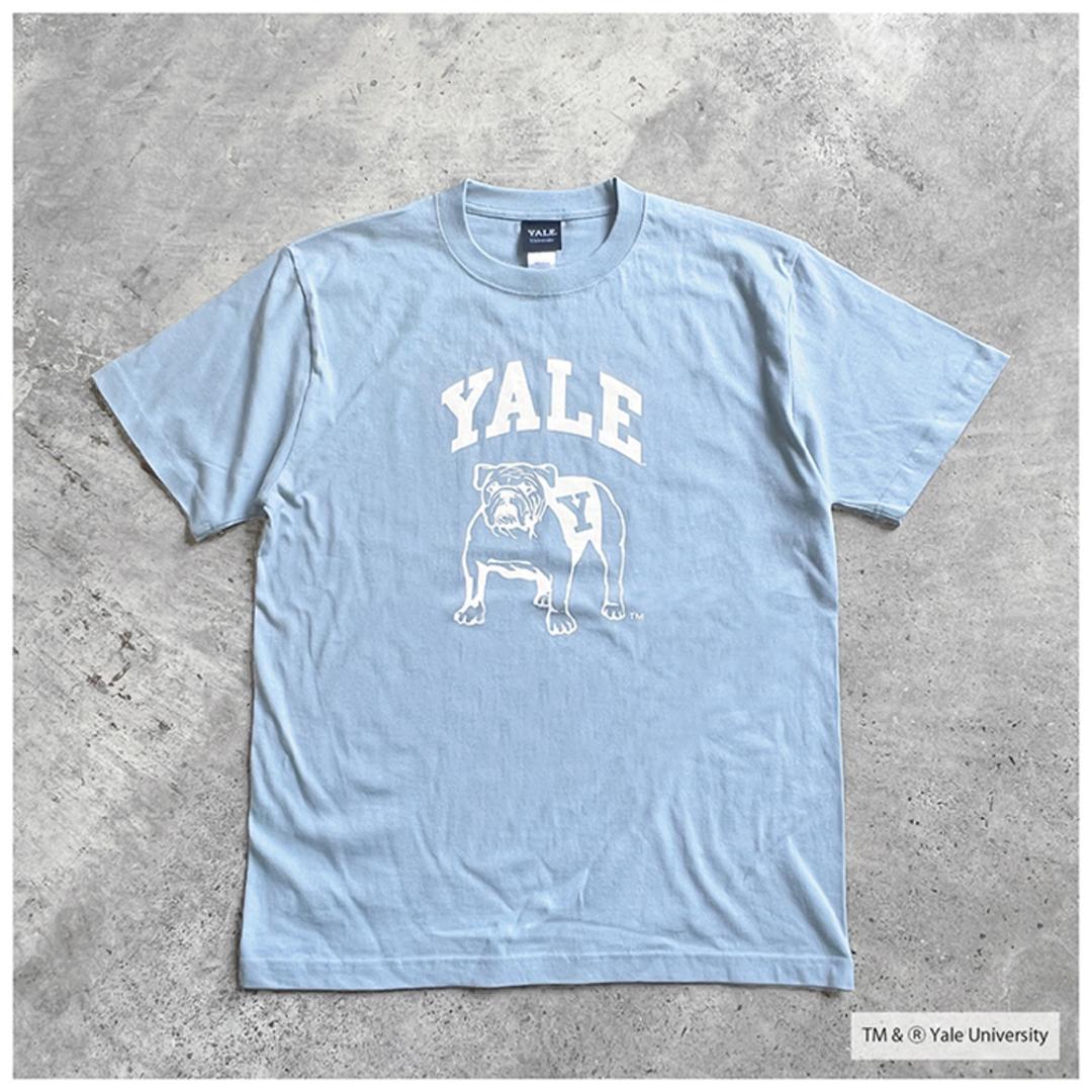 Tシャツ シャツ 半袖 YALE 通販 カットソー tシャツ 半袖Tシャツ 半袖tシャツ カジュアルシャツ クルーネック プリント トップス メンズ レディース 男女兼用 ユニセックス 定番 アウトドア カジュアル かっこいい おしゃれ オシャレ AcidBlue Mサイズ