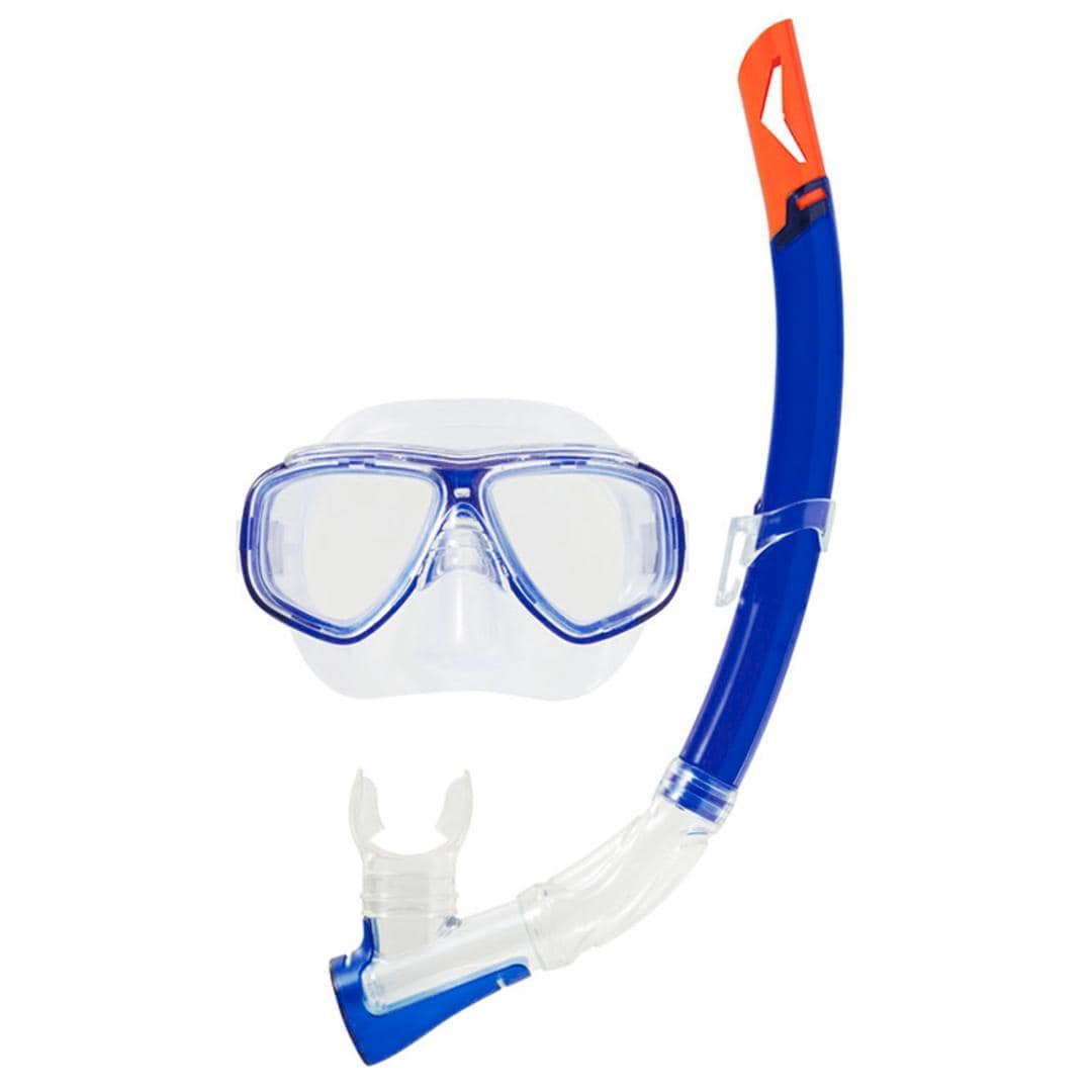 シュノーケル セット 通販 シュノーケルセット スイムセット 大人 シュノーケル セット メンズ レディース 13才 大人 マスク スノーケル 排水弁付き 水遊び YD582 ブルー スモーク ラベンダー ブルー ・