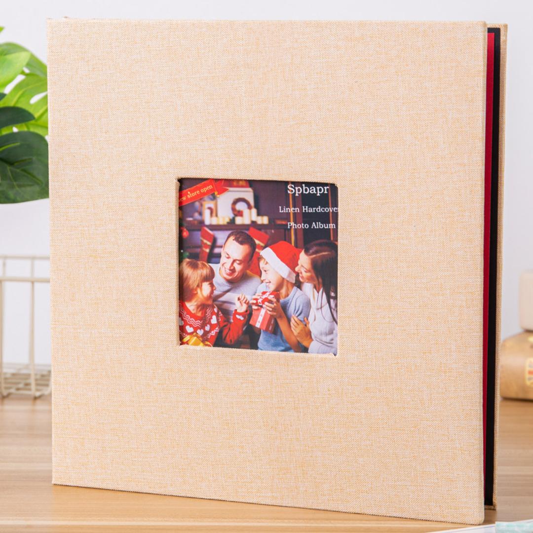 アルバム 貼るタイプ 大容量 通販 フォトアルバム 写真 フォト L判 手作り 写真整理 収納 整理 DIY カバー キャンバス 子ども 赤ちゃん かわいい 記念日 誕生日 ベージュ ・