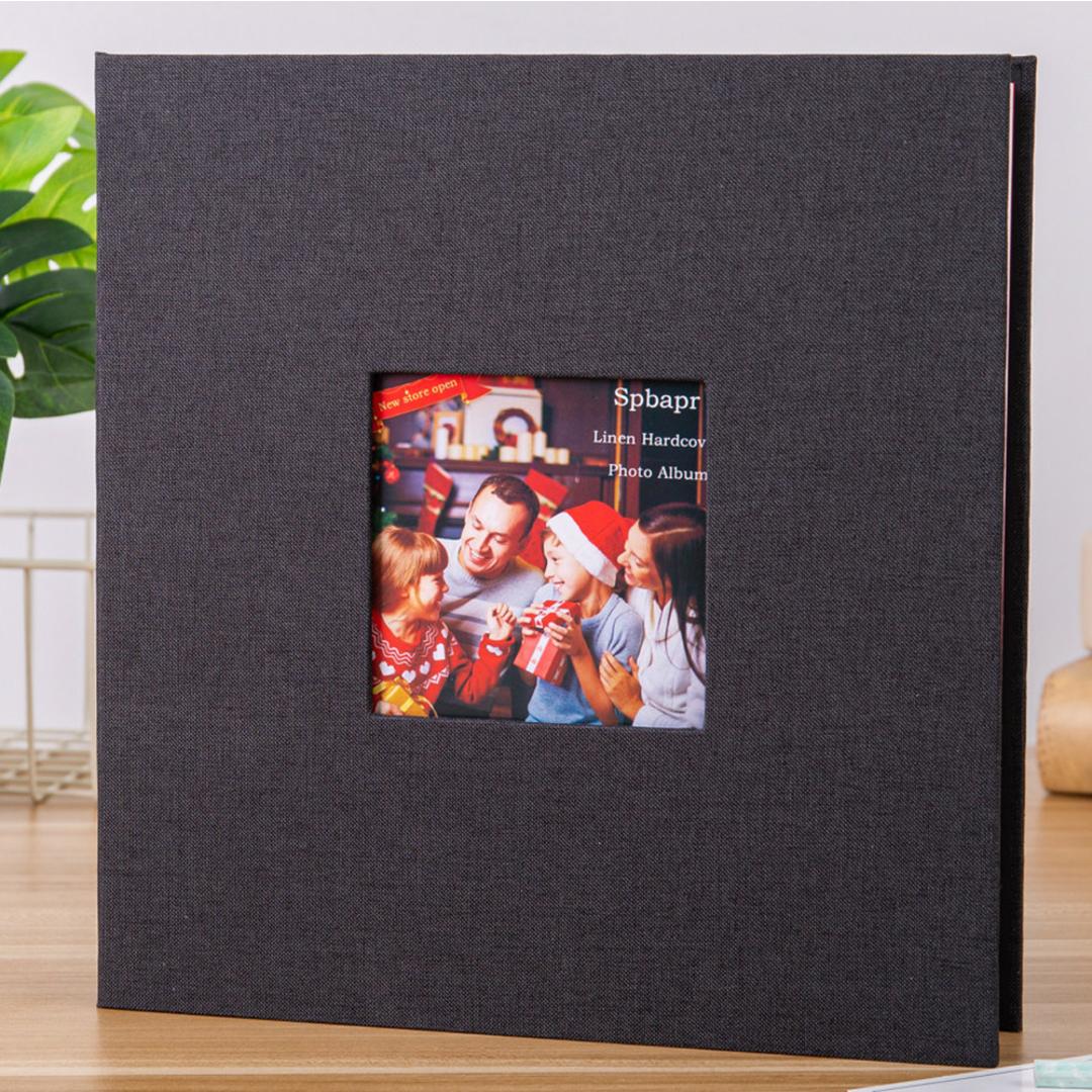 アルバム 貼るタイプ 大容量 通販 フォトアルバム 写真 フォト L判 手作り 写真整理 収納 整理 DIY カバー キャンバス 子ども 赤ちゃん かわいい 記念日 誕生日 ブラック ・