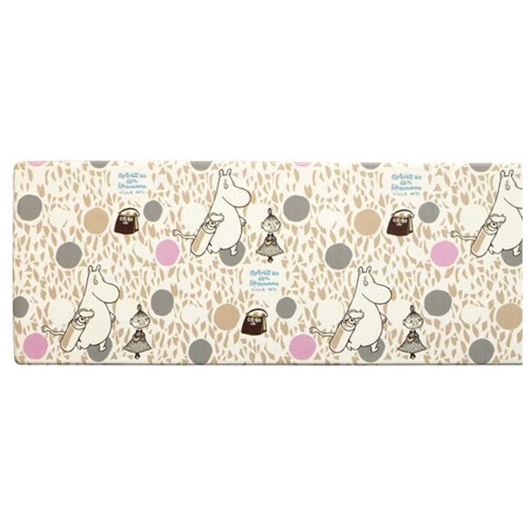 キッチンマット 120cm 通販 拭ける 45×120cm 北欧 ムーミン PVC製 かわいい おしゃれ オシャレ 抗菌 防臭 台所マット 厚手 台所 新生活 新居 洗濯不要 お手入れ簡単 インテリア ギフト ヨコズナクリエーション サークル ・