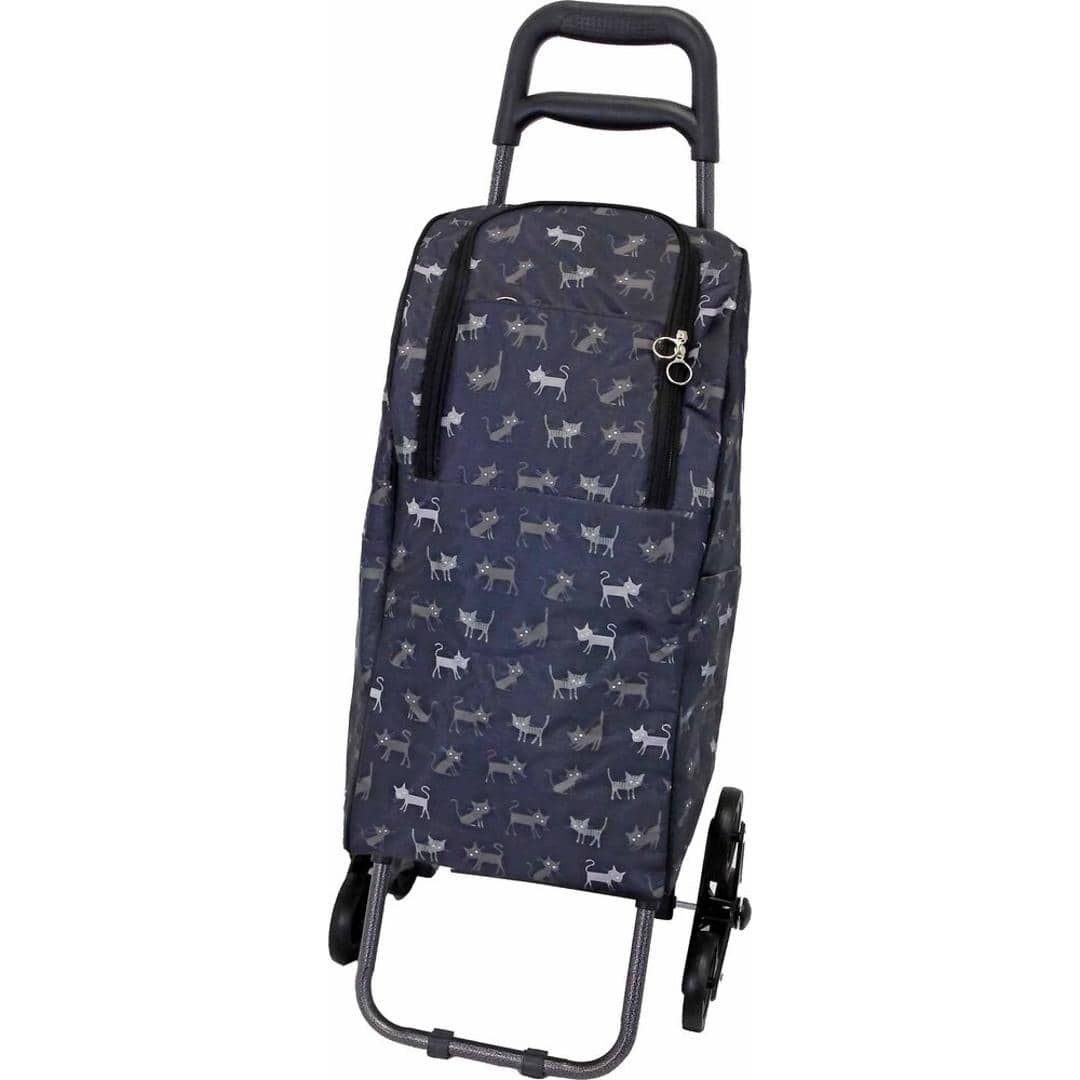 ショッピングカート 3輪 通販 買い物キャリーバッグ お買い物キャリー お買い物カート 保温 保冷 キャリーバッグ 保冷バッグ クーラーバッグ 約24L 軽い 三輪 まとめ買い お買い物 レジャー おしゃれ オシャレ 可愛い かわいい 母の日 敬老の日 キャット ・