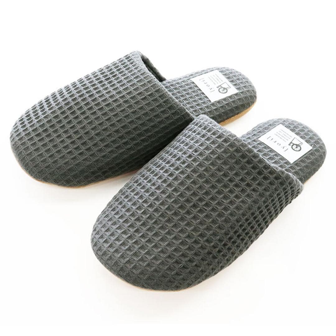 スリッパ 洗える 通販 室内 おしゃれ オクムラ ブランド yori ヨリ トイレ かわいい 綿 100% シンプル ギフト 母の日 日用品 インテリア 雑貨 新生活 セサミ Mサイズ(22.5~24.5cm)