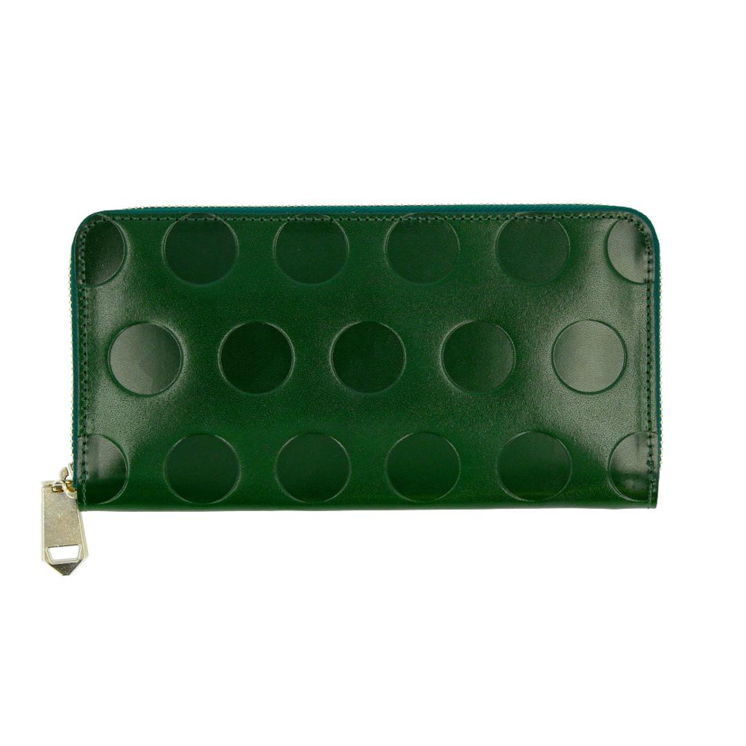 財布 メンズ 長財布 通販 ZOO ZLW-077 ズー イタリアンレザー ロングウォレット 長サイフ なが財布 ラウンドファスナー サイフ 大容量 革 本革 レザーウォレット ブランド 日本製 おしゃれ レディース 誕生日 ギフト 贈り物 雑貨 グリーン ・