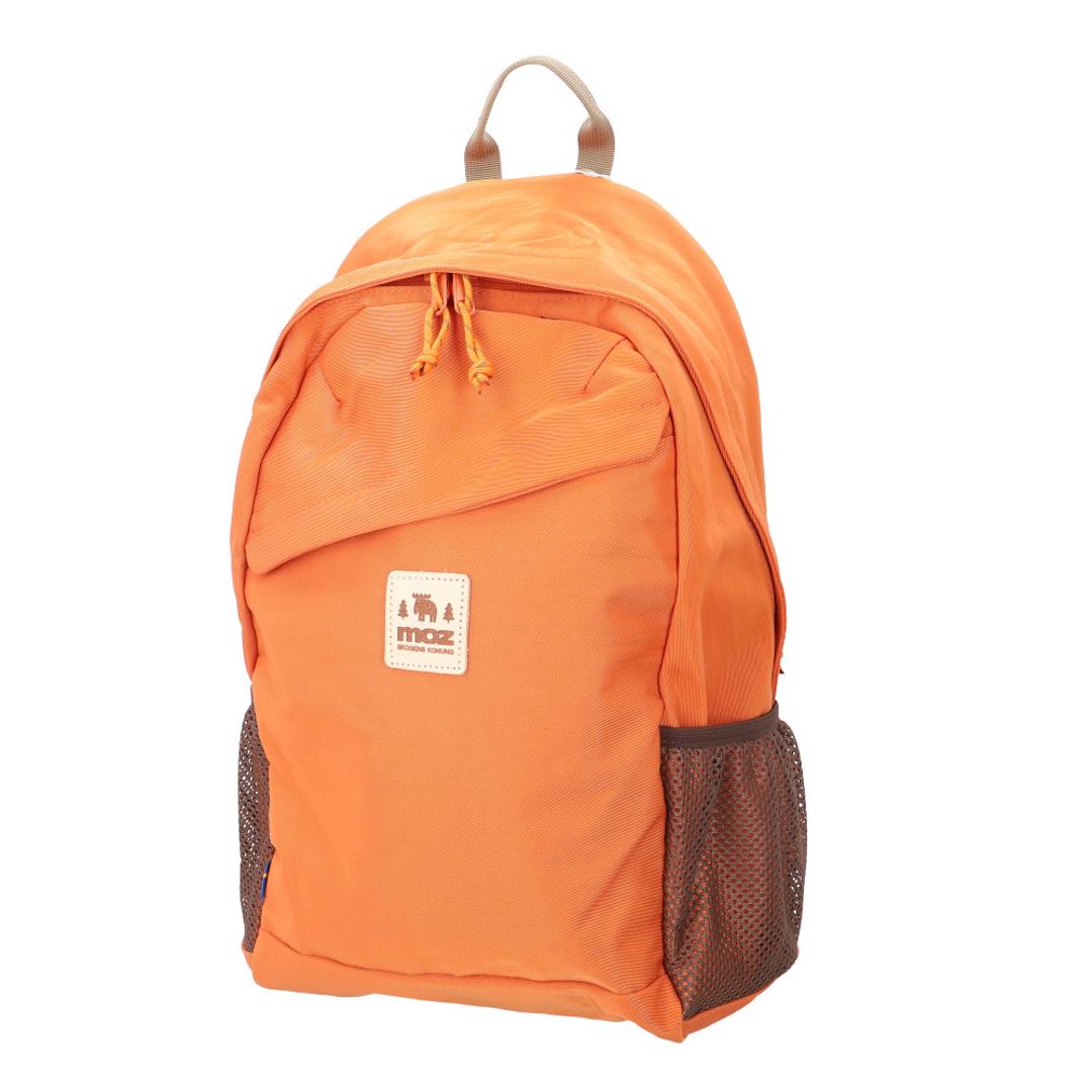 リュック moz モズ ZZOK-02 通販 リュックサック デイパック バックパック レディース 小さめ 通勤 通学 PC 大容量 A4 軽量 軽い はっ水 軽撥水 おしゃれ 可愛い 大人 かわいい シンプル 北欧 ブランド 旅行 アウトドア レディースバッグ オレンジ ・