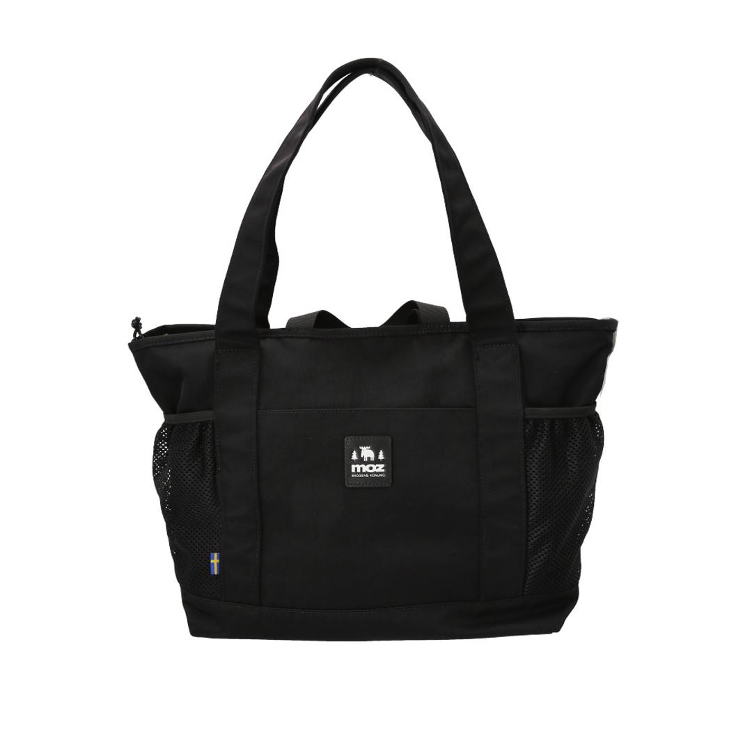 moz モズ トートバッグ 撥水 ZZOK-08 通販 トートバック トート 手提げ 手提げバッグ 手提げバック 鞄 バッグ バック レディースバッグ メンズバッグ カジュアルバッグ レディース メンズ 男女兼用 ユニセックス カジュアル 旅行 外出 お出かけ ブラック ・