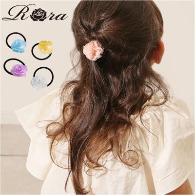 RORA ヘアゴム 通販 ローラ セシリア 髪ゴム ヘアアクセサリー 髪飾り キッズ 子供 子ども こども 女の子 女子 花 お花 おしゃれ かわいい オシャレ フォーマル 普段 カジュアル 入園式 卒園式 入学式 卒業式 結婚式 発表会 キッズファッション