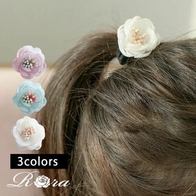 フラワー ヘアゴム キッズ 通販 ヘア ゴム 髪飾り 子供 子ども こども 子供用 女の子 卒園式 入学式 卒業式 ピアノ発表会 おしゃれ かわいい 結婚式 七五三 花 お花 フォーマル ヘアアレンジ ヘアーアクセサリー ヘアアクセサリー キッズファッション