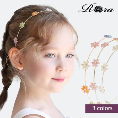 Rora カチューシャ 通販 花 キラキラ 68642302 髪飾り ヘッドドレス 子供 女の子 フォーマル 可愛い おしゃれ 発表会 入園式 卒園式 入学式 子ども用アクセサリー ヘアアレンジ ヘアーアクセサリー ヘアアクセサリー キッズファッション