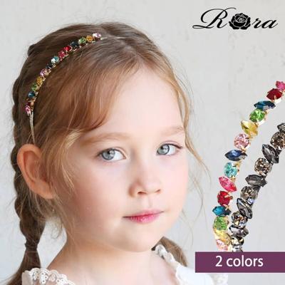 Rora カチューシャ 通販 ビジュー キラキラ 68672302 髪飾り ヘッドドレス 子供 女の子 フォーマル 可愛い おしゃれ 発表会 入園式 卒園式 入学式 子ども用アクセサリー ヘアアレンジ ヘアーアクセサリー ヘアアクセサリー キッズファッション