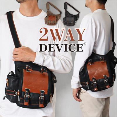 DEVICE ショルダーバッグ 通販 ボディバッグ ボディーバッグ 斜めがけバッグ ワンショルダーバッグ ショルダーバック ボディバック ボディーバック メンズ ブランド おしゃれ バイク 自転車 デバイス Work ワーク AHB17068 メンズバッグ