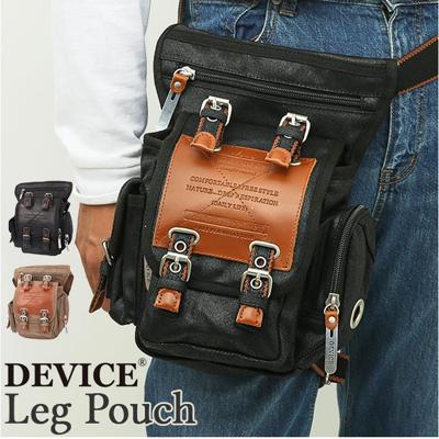 DEVICE バッグ バイク 通販 レッグポーチ レッグバッグ ウエストバッグ ウエストポーチ ショルダーバッグ レッグバック メンズ ブランド 自転車 ツーリング おしゃれ かっこいい デバイス Work ワーク AHH17058 メンズバッグ