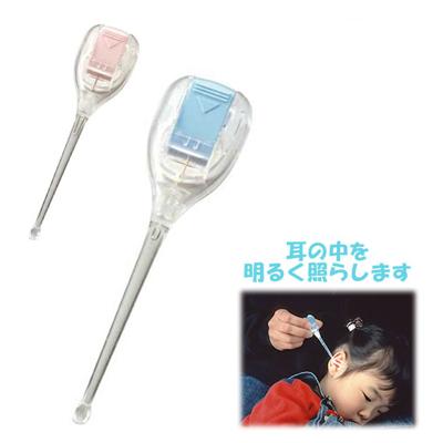 耳かき スマイルキッズ SMILE KIDS 耳掃除 あかりちゃん ライト 子供 通販 LED 白いライト 明るい 見やすい LEDライト付き耳かき 光る耳かき ライト耳かき 耳掻き スプーンタイプ 旭電機化成 白い光のあかりちゃん