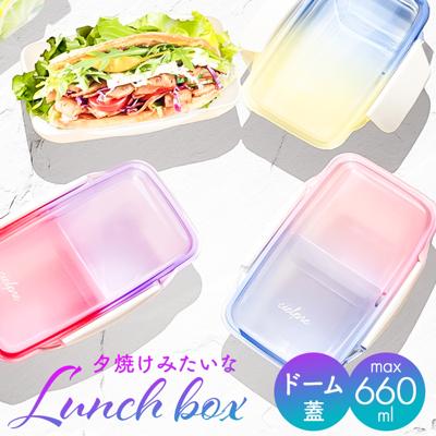 ドーム型 お弁当箱 500ml 通販 日本製 弁当箱 一段 ランチボックス 1段 お弁当 女子 大人 ふたを外して 電子レンジ対応 フタ以外 食洗機対応 おしゃれ かわいい 女性 女の子 高校生 シンプル 可愛い 仕切り付き 大人用弁当箱 お弁当グッズ 弁当用品