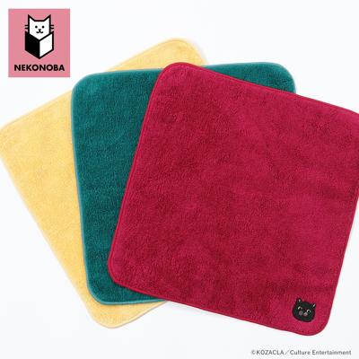 NEKONOBA グッズ 通販 ネコノバ 今治タオル ハンカチ タオルハンカチ 今治 ハンドタオル ハンカチタオル ミニタオル 手拭きタオル キャラクター おしゃれ 猫 ねこ ネコ 猫グッズ かわいい レディース メンズ 刺繍 子ども 小学生