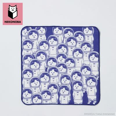 NEKONOBA 通販 ハンカチ ガーゼハンカチ NYANDOROID 柔らかガーゼ ネコノバ かわいい カワイイ ガーゼパイル生地 ハンカチタオル ハンドタオル ガーゼ 猫グッズ おしゃれ 持ち歩き 携帯 コンパクト 吸水