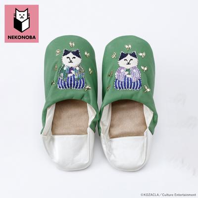NEKONOBA グッズ 通販 ネコノバ ルームシューズ スリッパ 室内履き ルームスリッパ 室内スリッパ 室内サンダル レディース かわいい おしゃれ 猫 ねこ ネコ 猫グッズ ねこ茶商 可愛い オシャレ 室内 手縫い ハンドメイド 生活雑貨 日用品雑貨