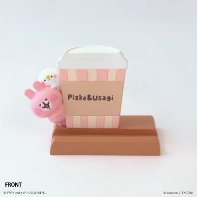 カナヘイの小動物 グッズ 通販 カナヘイグッズ スマホスタンド スマートフォンスタンド スマホ スタンド 縦置き 横置き 可愛い おしゃれ かわいい ピスケ＆うさぎ kanahei カナヘイ マスコット スマホアクセサリー スマートフォンアクセサリー