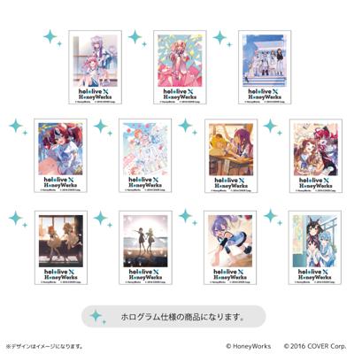 ホロライブ グッズ 通販 ハニーワークス ステッカー ホログラムステッカー シール キャラクター ホログラム スマホ かわいい hololive HoneyWorks vtuber 推し活 推しグッズ 文房具 日用品雑貨