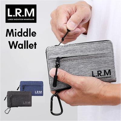 lrm 財布 cmk200717 通販 二つ折り財布 メンズ 折り財布 二つ折り サイフ さいふ ウォレット ミドルウォレット カラビナ付き コンパクト シンプル かっこいい オシャレ おしゃれ 隠しジップ メンズ財布 L.R.M カジュアル ミドル財布 学生