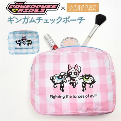 パワーパフガールズ ポーチ F258120 通販 THE POWERPUFF GIRLS パワパフガールズ メイクポーチ コスメポーチ 化粧ポーチ 小物入れ パワパフ 大きめ マチあり マチ付き かわいい おしゃれ キャラクター 可愛い レディース 女の子