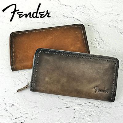 Fender フェンダー 長財布 504 通販 ロングウォレット メンズ財布 お財布 さいふ サイフ ロング ウォレット 財布 ラウンドファスナー 小銭入れ おさいふ レザー 革 札入れ カード入れ 小銭入れあり お札 カード 小銭 シンプル かっこいい