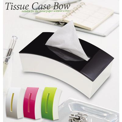 ティッシュケース ISETO 伊勢藤 通販 ティッシュボックス BOW Bow ティッシュ ケース 縦 横 タテ ヨコ ハーフカット対応 おしゃれ 箱なしティッシュ 外箱不要 無地 シンプル ブラック 黒 ホワイト 白 グリーン ピン