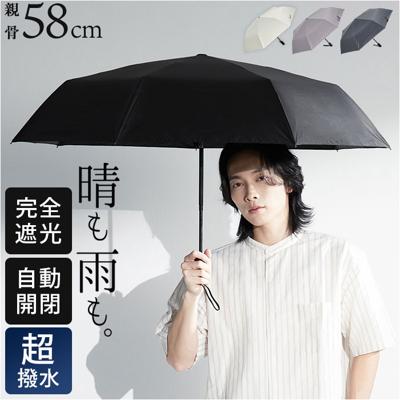 KIZAWA 折りたたみ 傘 自動 開閉 通販 キザワ K030A58I 日傘 自動開閉 折りたたみ傘 折りたたみ日傘 折り畳み傘 かさ カサ eagle+ 55cm 7本骨 シンプル 無地 おしゃれ 撥水 レディース 女性 メンズ 男性 通勤 通学