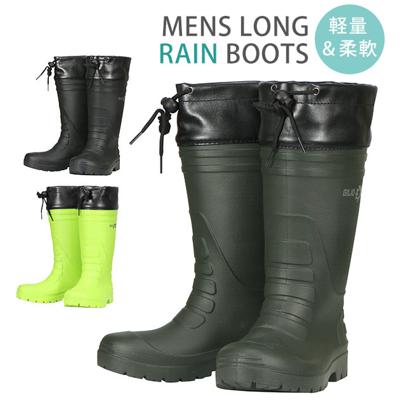 レインブーツ メンズ カジメイク 通販 ラバーブーツ 防水 スノーブーツ 長靴 ロング 軽量 軽い シンプル かわいい 雪 雨 除雪 農作業 ガーデニング レディース 女性 通勤 通学 家庭菜園 男性用 紳士 履きやすい 疲れにくい アウトドア 履き口カバー エアラバーブーツ