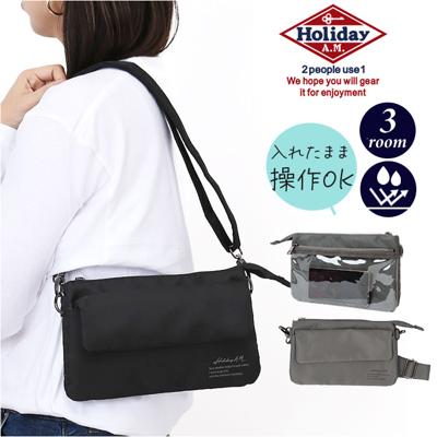 Holiday A.M. ホリデーエーエム ショルダーバッグ KB223 通販 ショルダーバック スマホショルダーバッグ スマホポシェット スマホポーチ 斜めがけバッグ メンズ レディース 小さめ 軽量 軽い 斜めがけ 旅行 アウトドア フェス 男女兼用バッグ