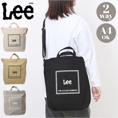 Lee リー ショルダーバッグ 320-1351 通販 斜めがけバッグ トートバッグ ショルダーバック トートバック 2way おしゃれ レディース メンズ 布バッグ バッグ バック レディースバッグ メンズバッグ ブランド 通学 かばん オシャレ カジュアル