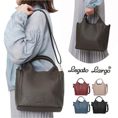 レガートラルゴ トートバッグ LH-D1373 通販 Legato Largo ショルダーバッグ ななめがけバッグ 斜めがけバッグ レディース 軽量 軽い ファスナー付き 小さめ A5 通勤 おしゃれ きれいめ 大人 上品 ブランド レトロシボ レディースバッグ