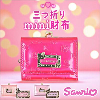 サンリオ 財布 三つ折り 通販 三つ折り財布 3つ折り財布 ミニ財布 折りたたみ財布 がまぐち財布 がま口財布 sanrio グッズ お財布 おさいふ レディース おしゃれ かわいい 女性 大人 女子 女の子 小学生 中学生 高校性 誕生日 入学祝い