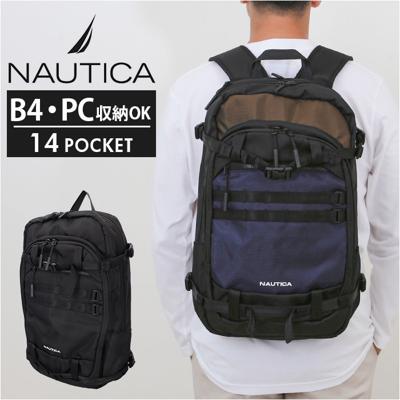 NAUTICA ノーティカ リュック 370-7081 通販 リュックサック バックパック キャリーオンバッグ キャリーオンバック 大容量 デイパック おしゃれ メンズ レディース バッグ バック レディースバッグ メンズバッグ ブランド 通学 かばん オシャレ