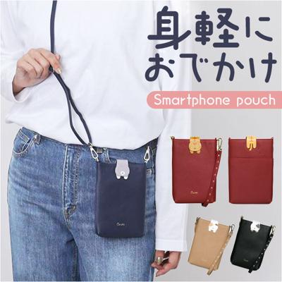 スマホショルダーバッグ レディース 通販 スマホポーチ ショルダー スマホポシェット スマホ ショルダーバッグ 大人 かわいい ミニショルダーバッグ 縦 斜めがけ おしゃれ 可愛い オシャレ シンプル SP-COT 猫 ネコ ねこ レディースバッグ