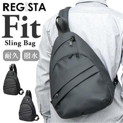 regista レジスタ スリングバッグ 691 通販 スリングバック ワンショルダー ショルダーバッグ ショルダーバック ショルダー 斜めがけ ななめ掛け 肩掛け 鞄 かばん ファスナー ターポリン シンプル 無地 メンズ レディース 男女兼用