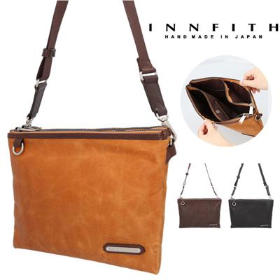Innfith インフィス サコッシュ レザー 通販 レザーサコッシュ ショルダーバッグ ショルダーバック ショルダー 肩掛け 斜めかけ ななめかけ ななめ掛け かばん カバン 鞄 INNFITH 革 メンズ レディース 男女兼用 おしゃれ