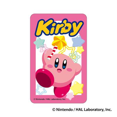 星のカービィ グッズ 通販 星のカービー カービーグッズ 3Dクリアカード 4947864110192 ステッキ スマートフォン かわいい おしゃれ 可愛い 推し活グッズ 透明 カード 推し活 キャラクターグッズ 推しグッズ レンチキュラー スマホ裏