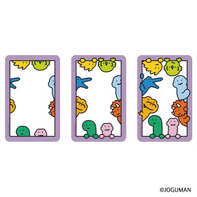 JOGUMAN グッズ 通販 ジョグマン クリアカード まじかる百貨店クリアカード 4947864071875 JOGUMAN01 スマホ裏 スマートフォン 透明 カード かわいい オシャレ 可愛い おしゃれ カワイイ キャラクターグッズ レンチキュラー ホビー